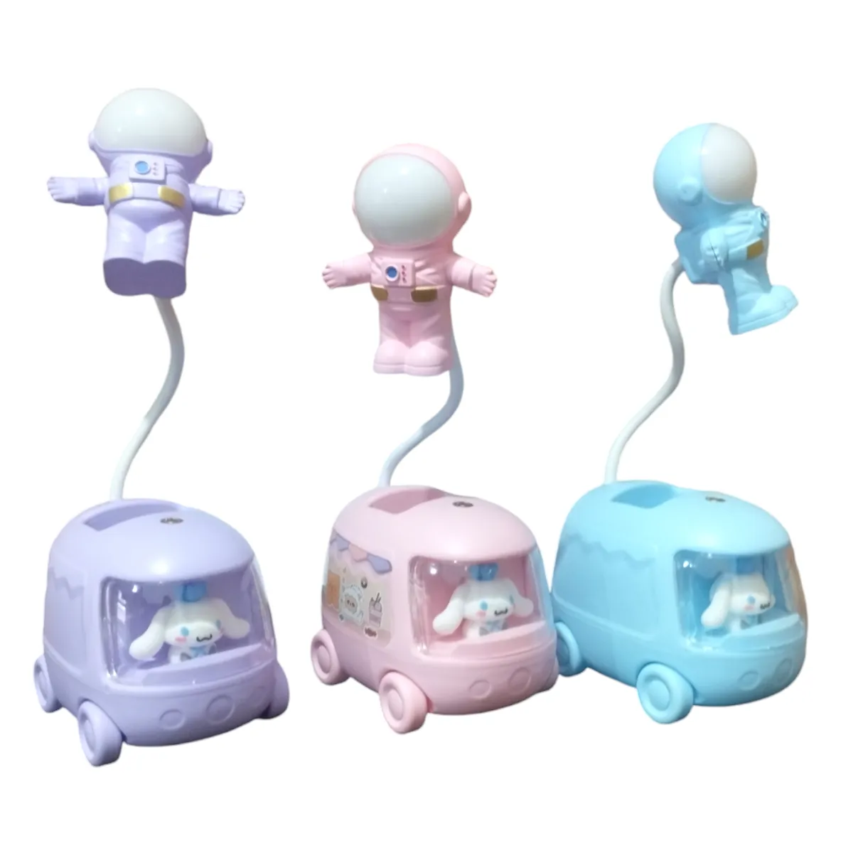 Velador infantil astronauta con bus