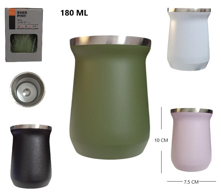 Mate de acero inoxidable