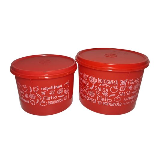 Set x2 herméticos Poeme 1,1 L y 1,7 L