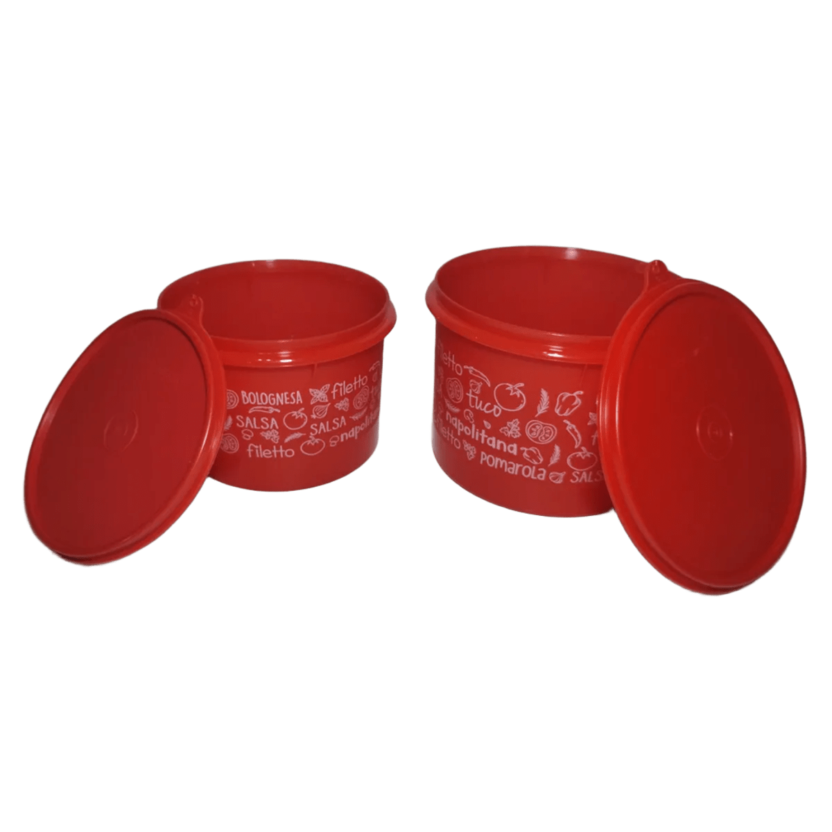 Set x2 herméticos Poeme 1,1 L y 1,7 L