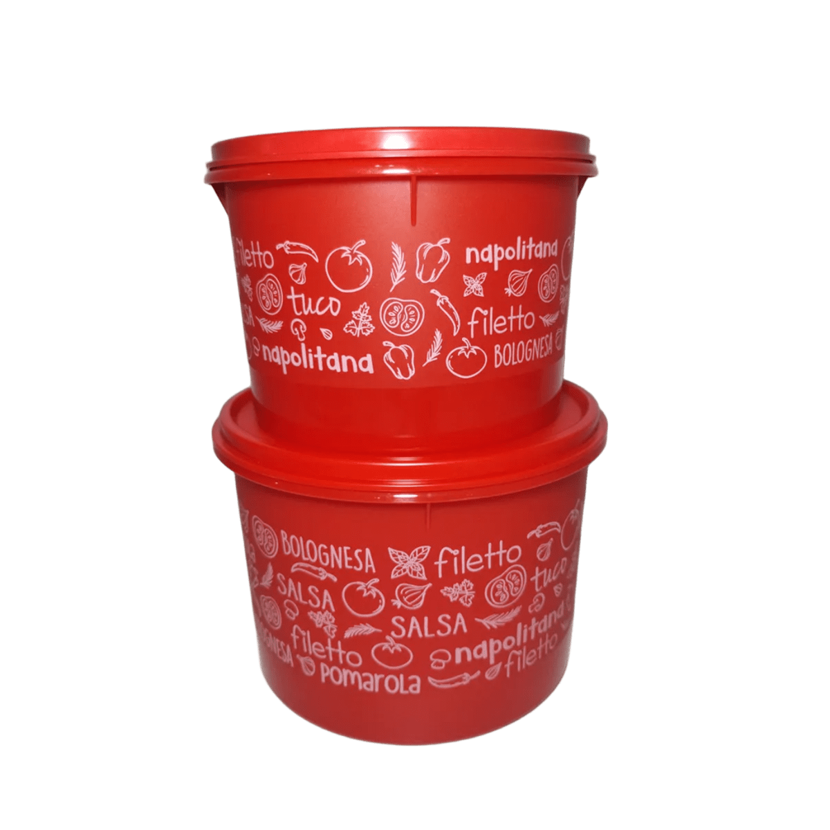 Set x2 herméticos Poeme 1,1 L y 1,7 L