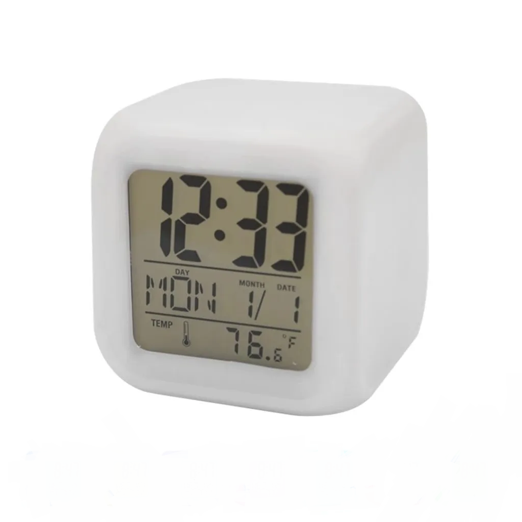 Reloj digital cubo LED